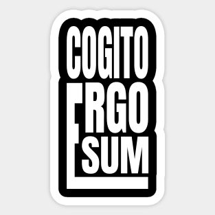 Cogito Ergo Sum Sticker